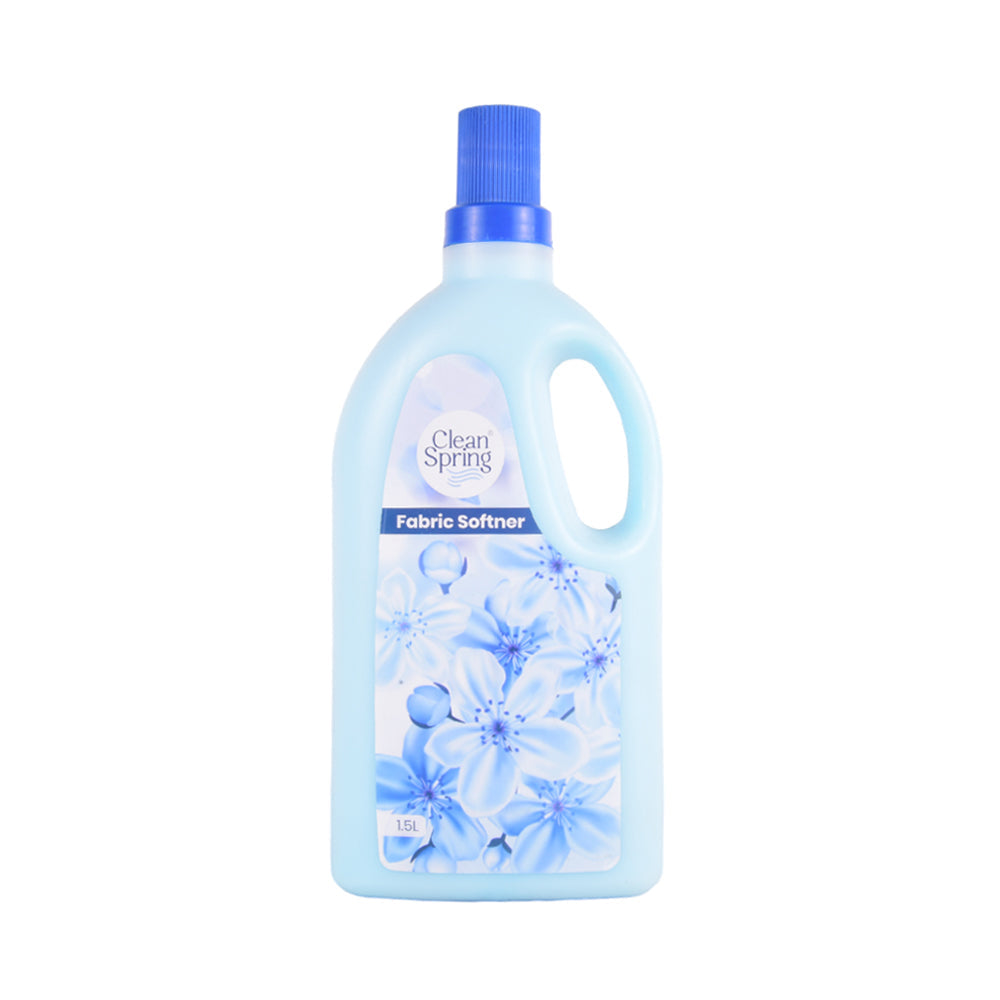 CLEAN SPRING FABRIC SOFTNER BLUE 1.5 LTR