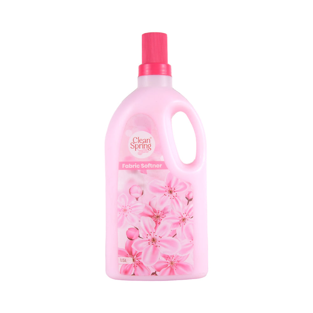 CLEAN SPRING FABRIC SOFTNER PINK 1.5 LTR