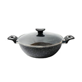 WOK HOUSE & CO MARBLEIZED COATING 26CM