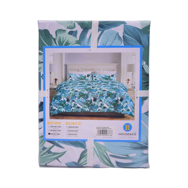 H&C QUILT COVER KING KWIECITA MONSTERATC-200