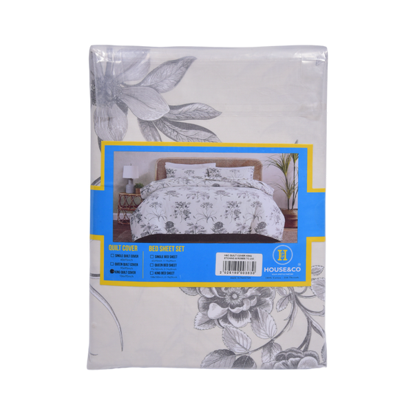 H&C QUILT COVER KING ETCHING & ROSESTC-250