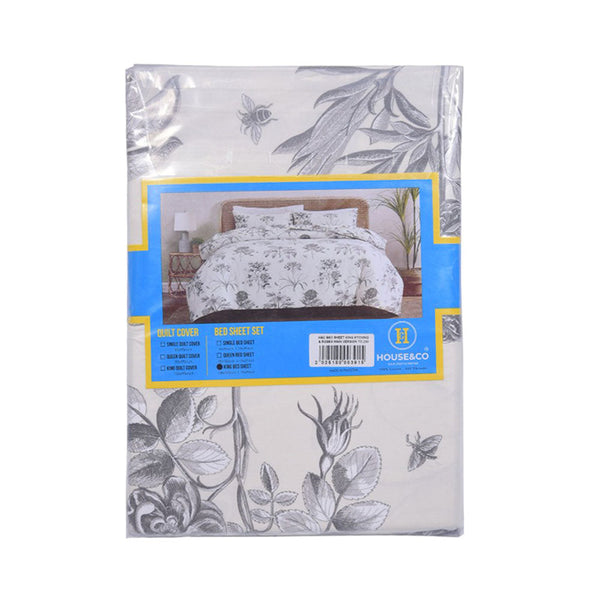 H&C BED SHEET KINGETCHING & ROSES MAIN VERSION TC-250