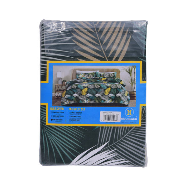 H&C QUILT COVER KINGBOTANICAL PARTY TC-250