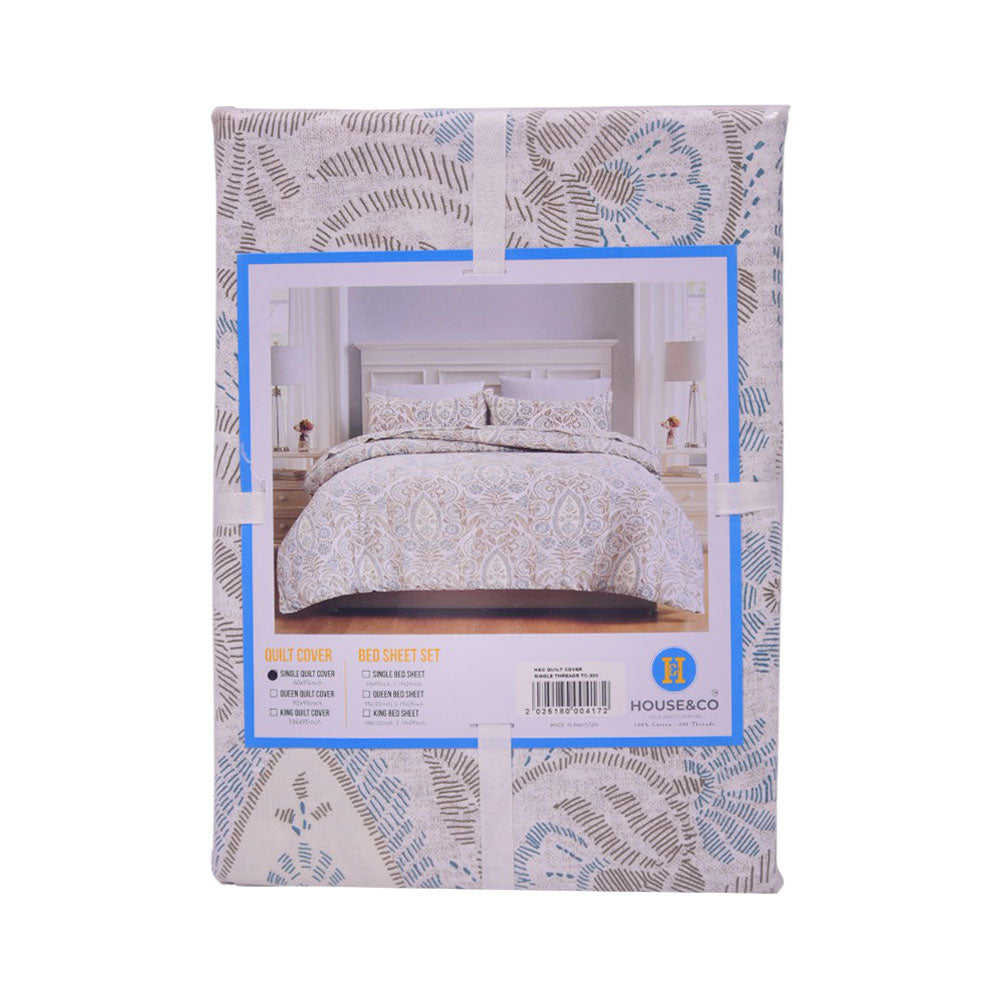 H&C QUILT COVER SINGLETHREADS TC-200