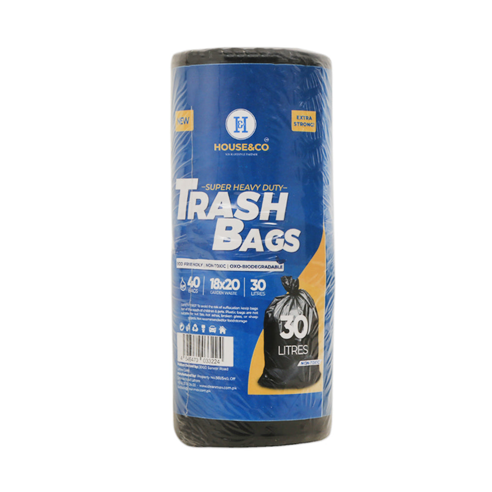 HOUSE & CO TRASH BAG MINI (18X20) 40PCS-30 LITERS