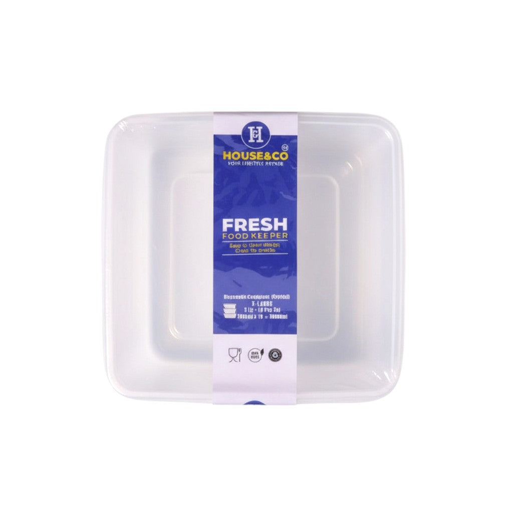 HOUSE & CO. DISP CONTAINER CLEAR 3000ML
