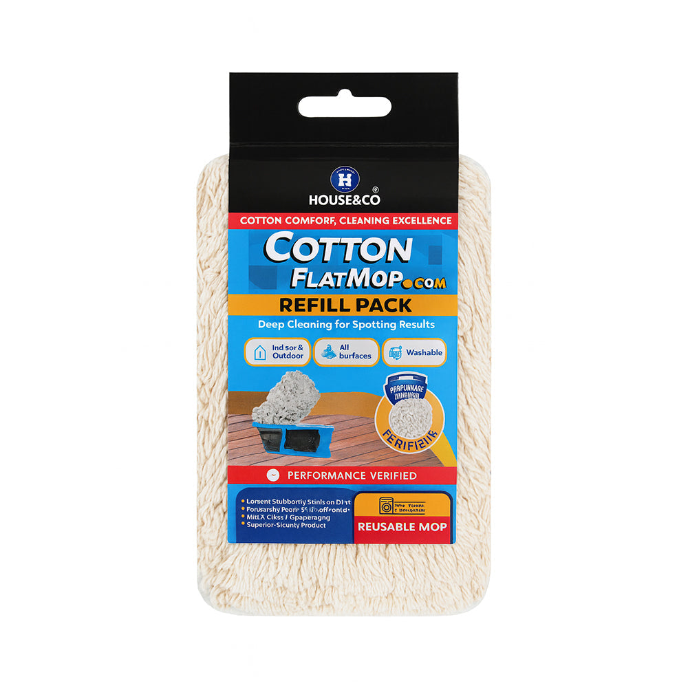 "HOUSE & CO. DRY COTTON MOP 16"" REFILL"