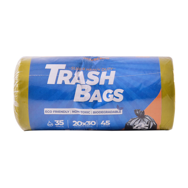 HOUSE&CO TRASH BAG (YLW) MIDUM 20X30 35PCS