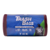 HOUSE&CO TRASH BAG (RED) SMALL 18X24 40PCS