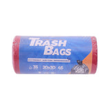 HOUSE&CO TRASH BAG (RED) MIDUM 20X30 35PCS