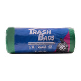 HOUSE&CO TRASH BAG (GRN) LARGE 24X36 15PCS